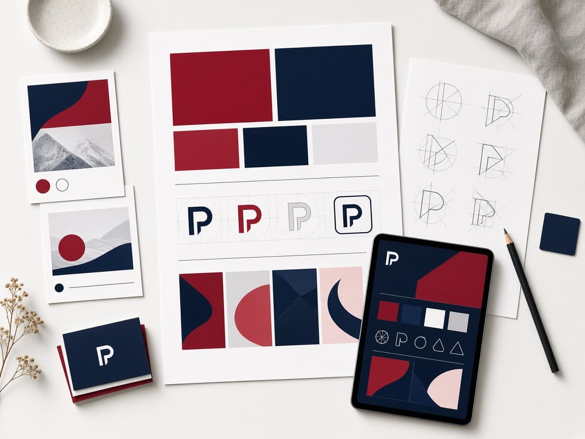 Graphic design and brand system work