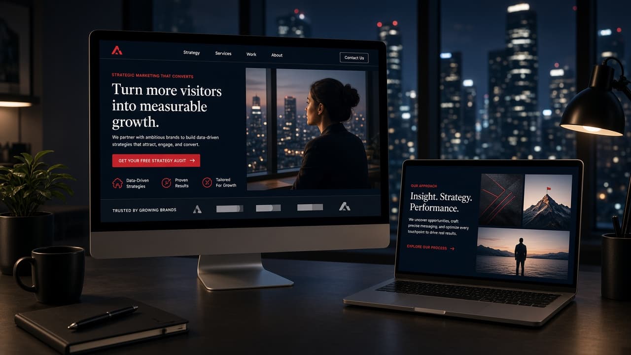 Atelier — Web Development work by Dominant Media Agency